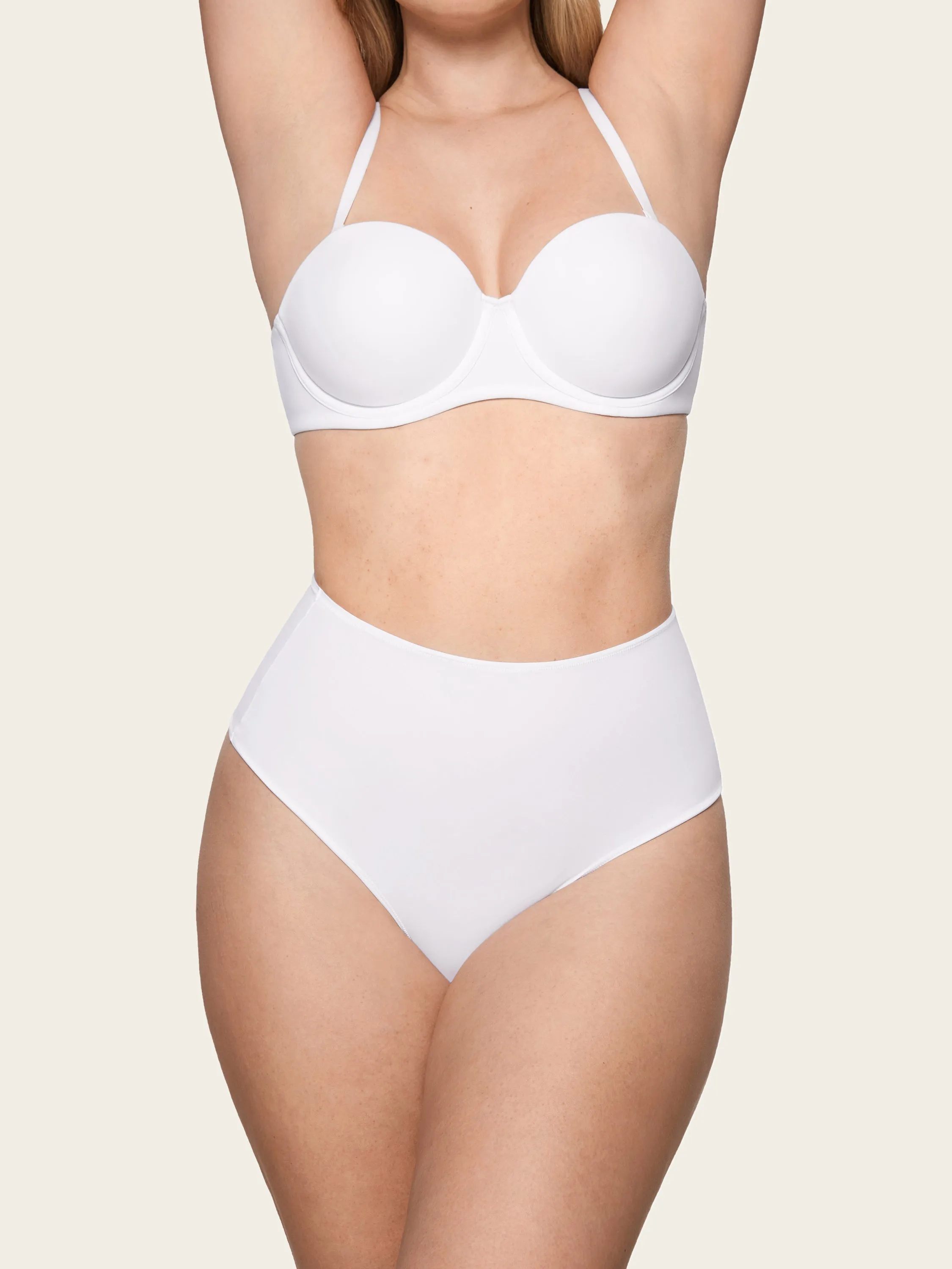 Smooth High Waisted Thong - 3 Pack