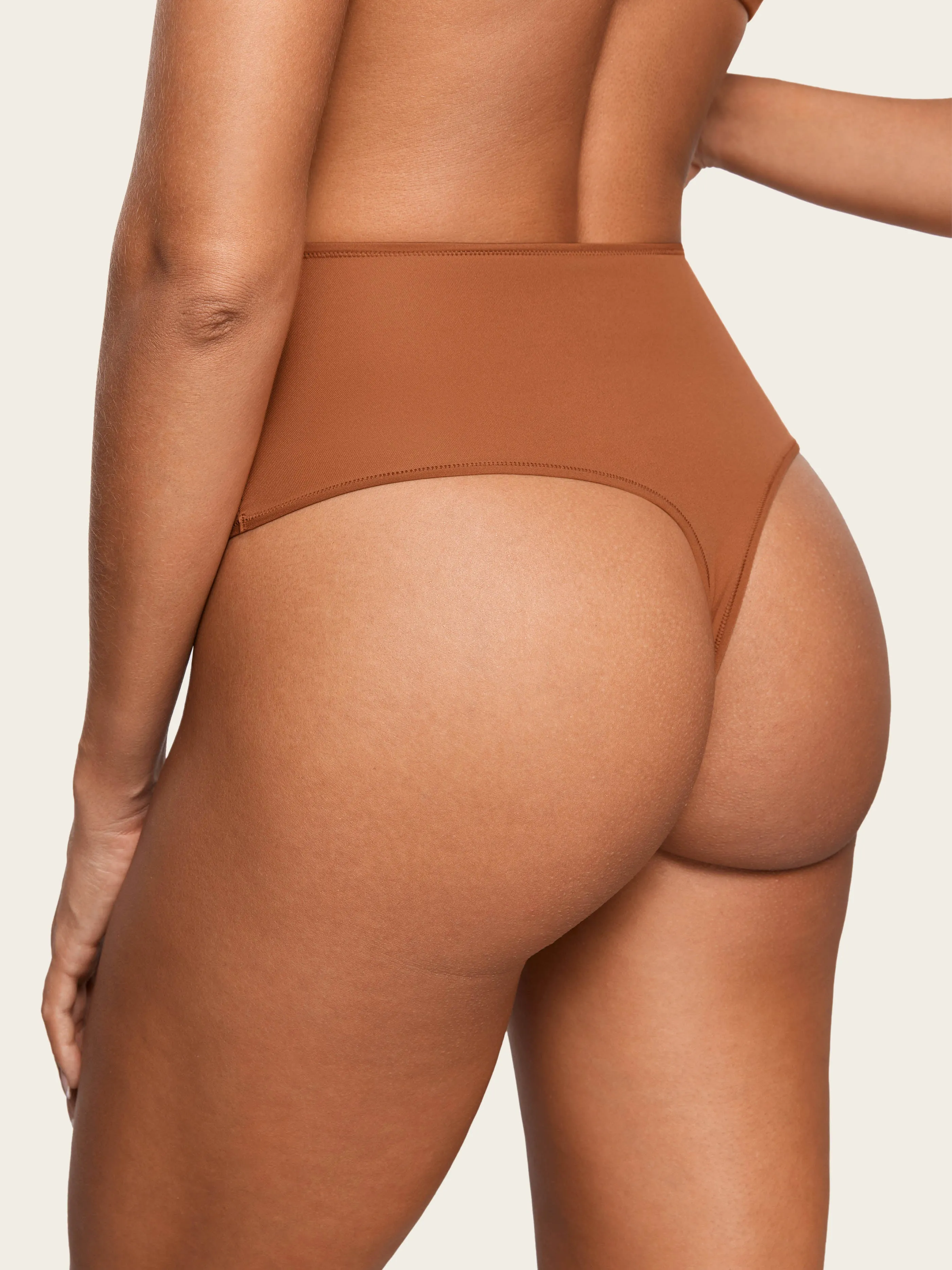 Smooth High Waisted Thong - 3 Pack