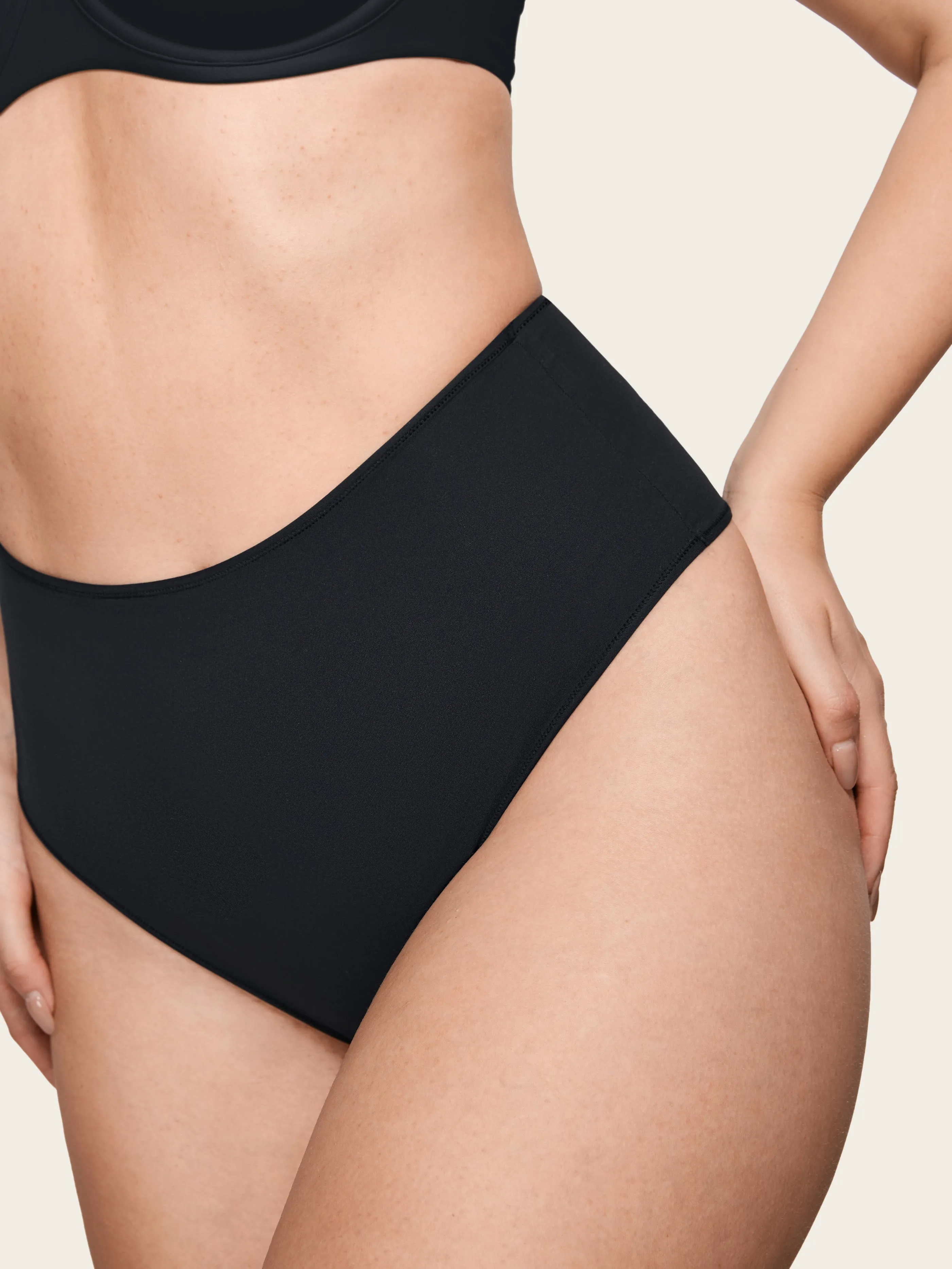 Smooth High Waisted Thong - 3 Pack