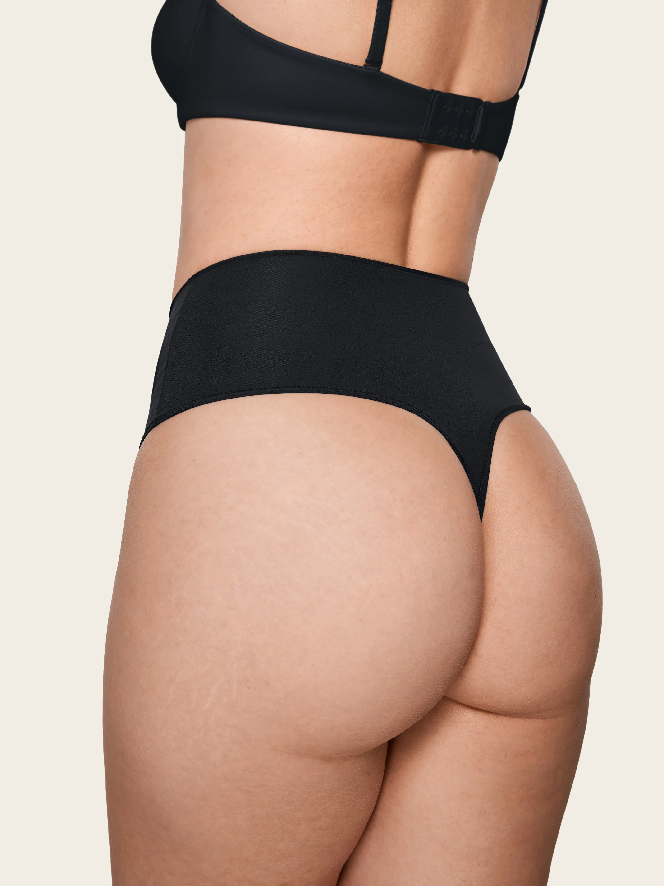 Smooth High Waisted Thong - 3 Pack