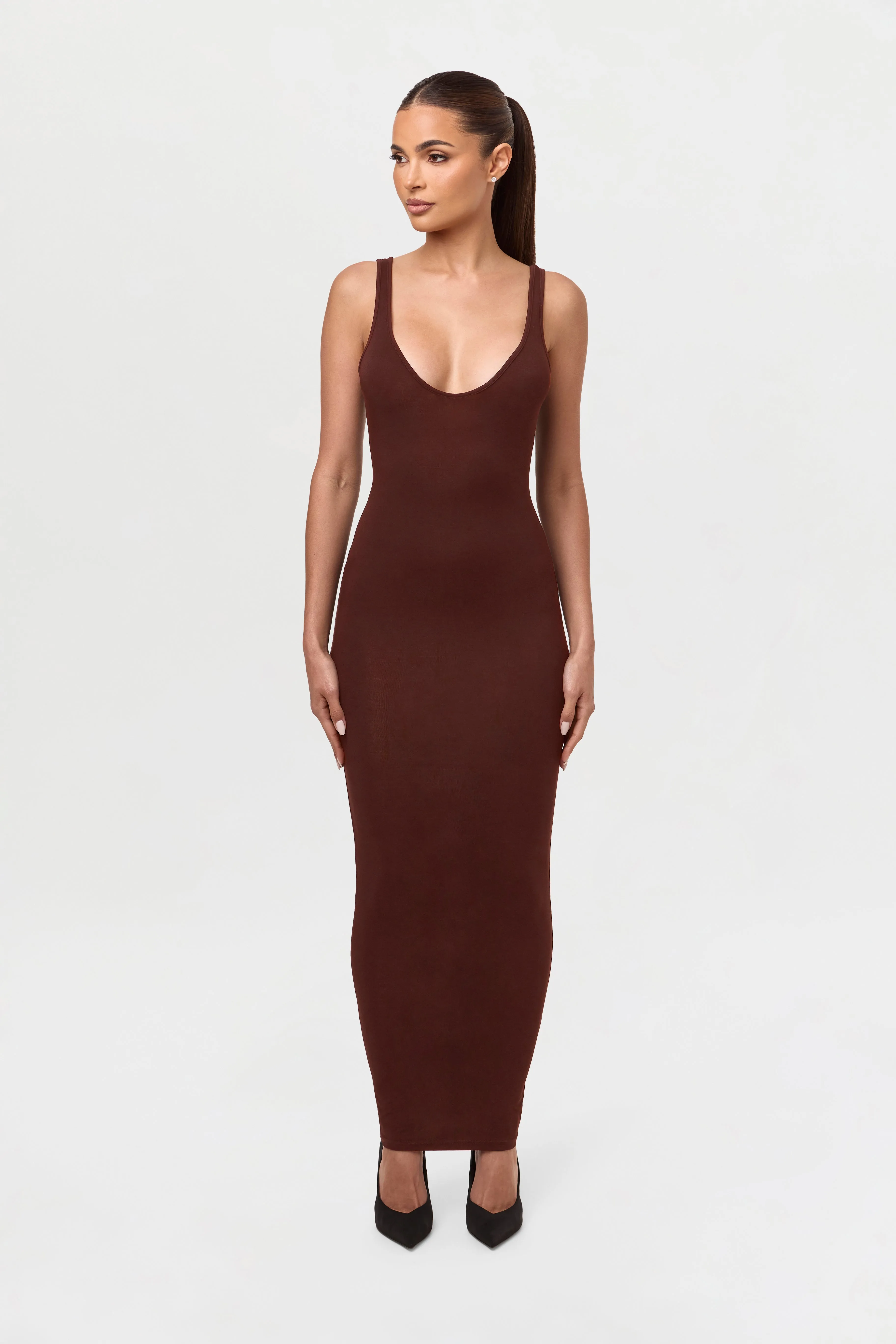 Smooth Sculpt Tank Maxi Dress