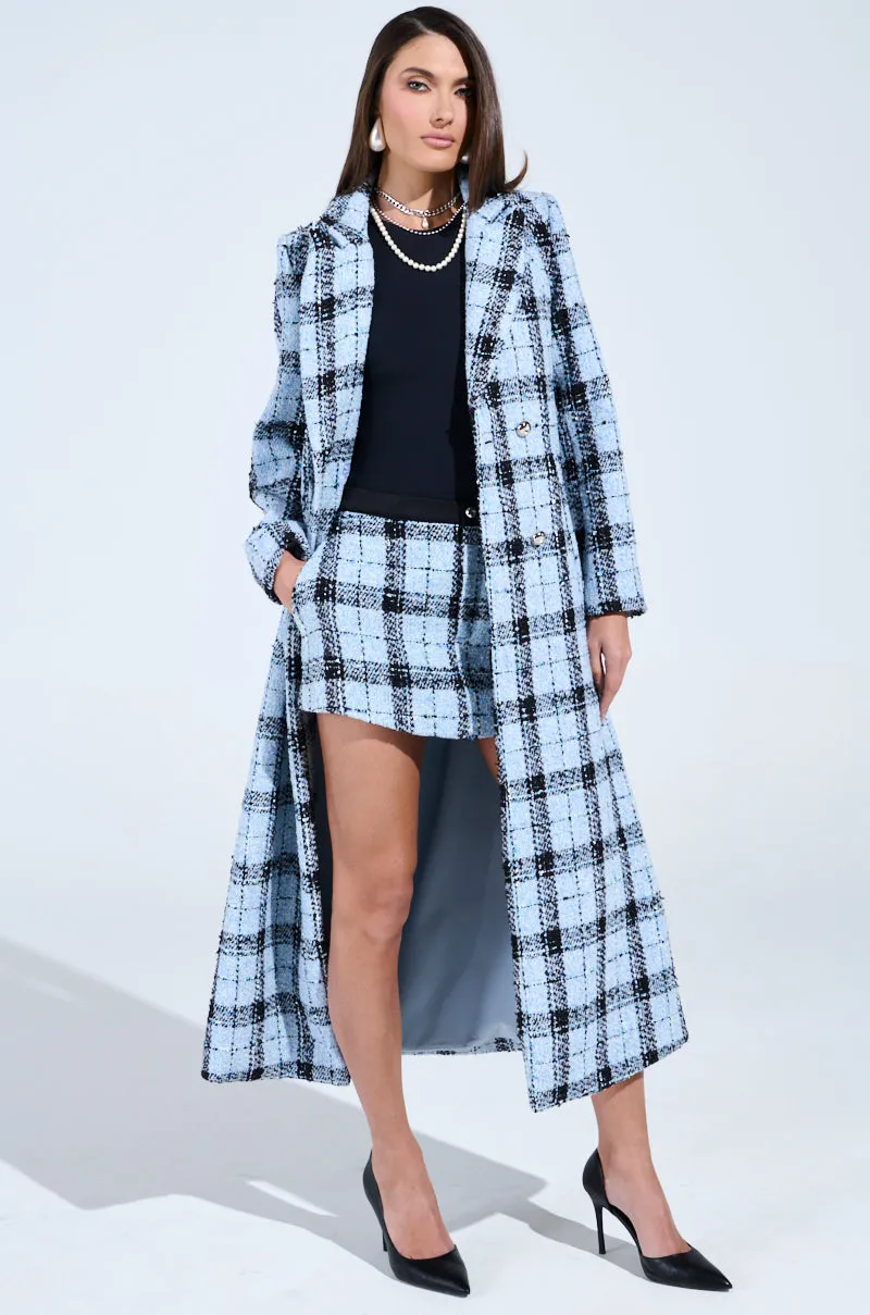 SMOOTH TRANSITION TWEED SKORT