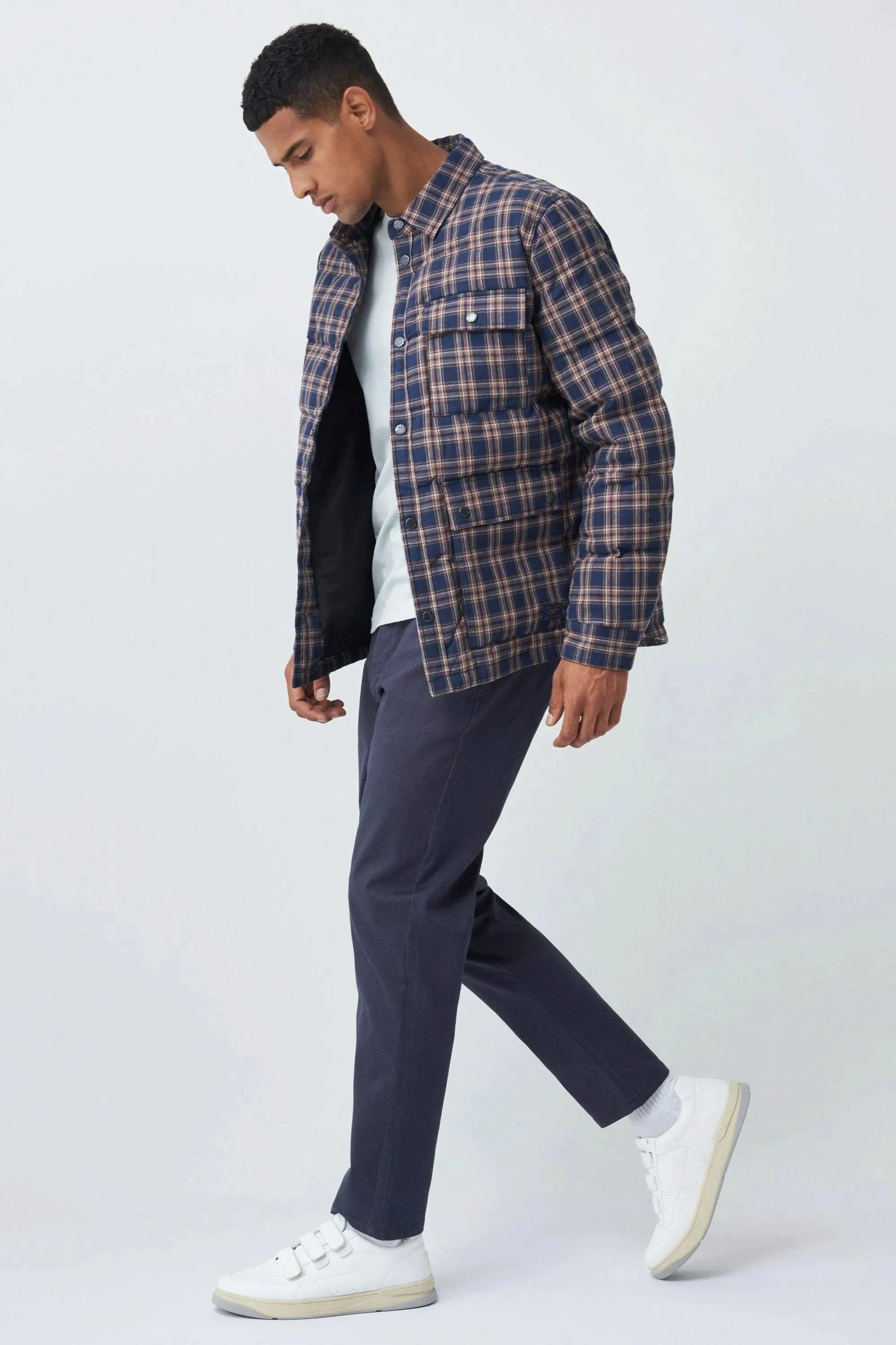 Sobrecamisa de Cuadros con Relleno