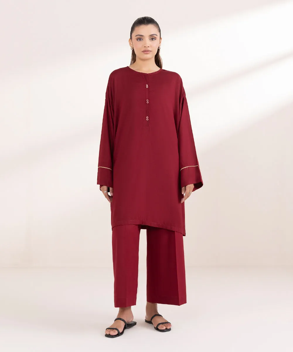 Solid Arabic Lawn Shirt