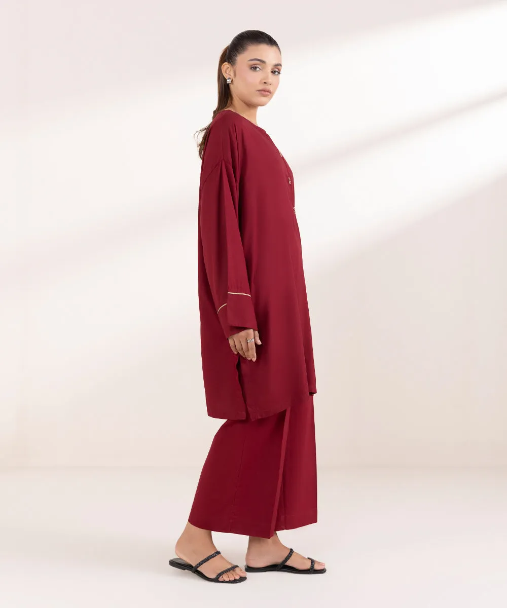 Solid Arabic Lawn Shirt
