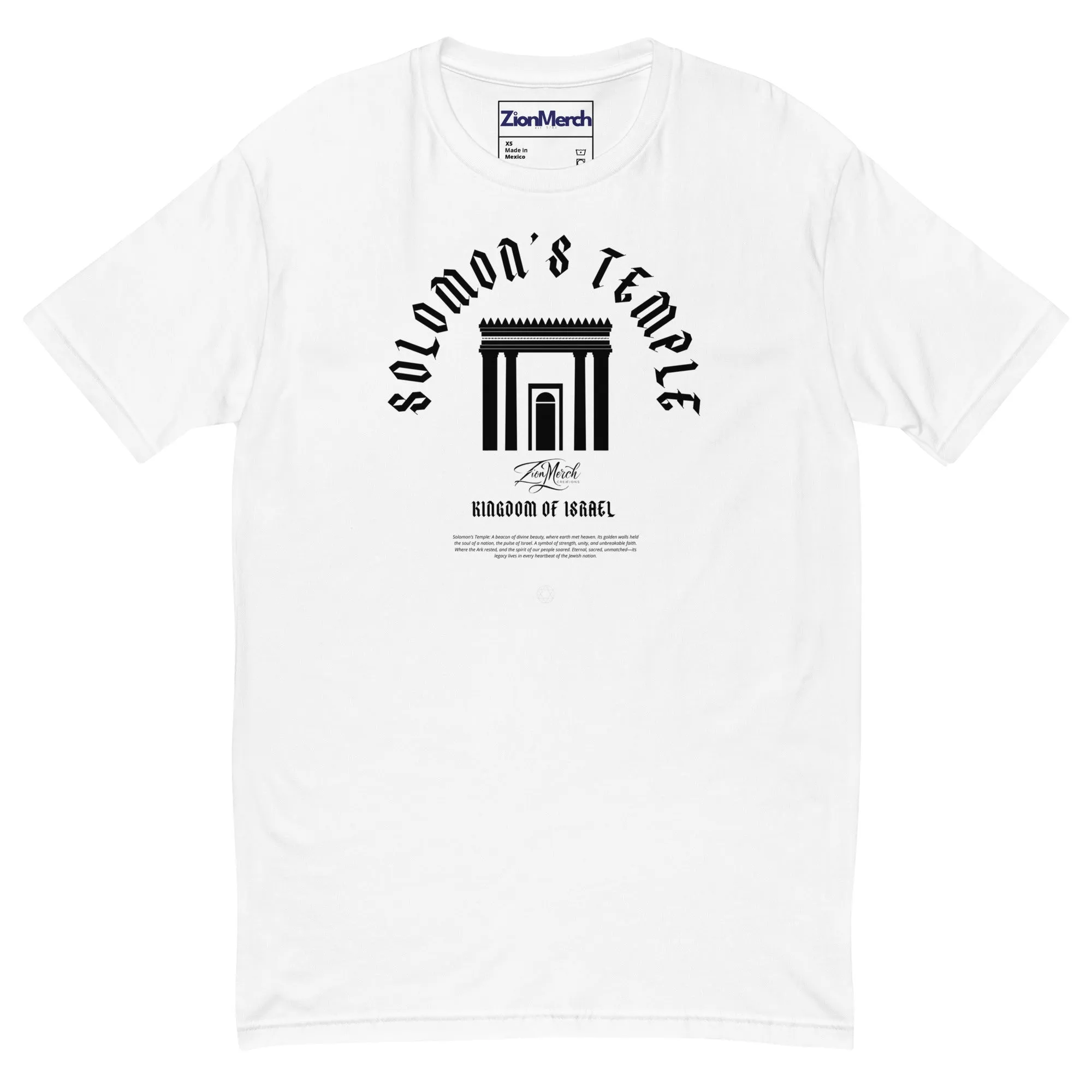 Solomon's Temple Men’s Fitted Tee