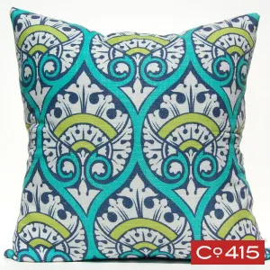 Spade Ogee Pillow - Ocean