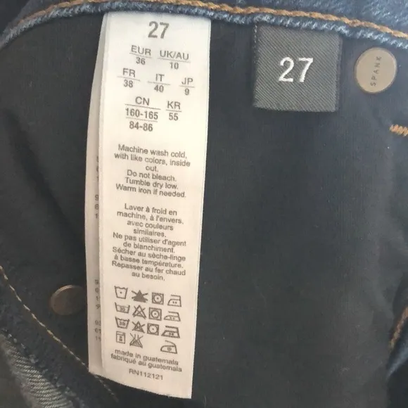 Spanx The Slim-X Skinny Jeans Size 27