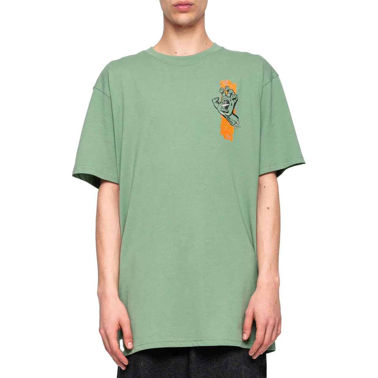 Split Strip Hand T-Shirt