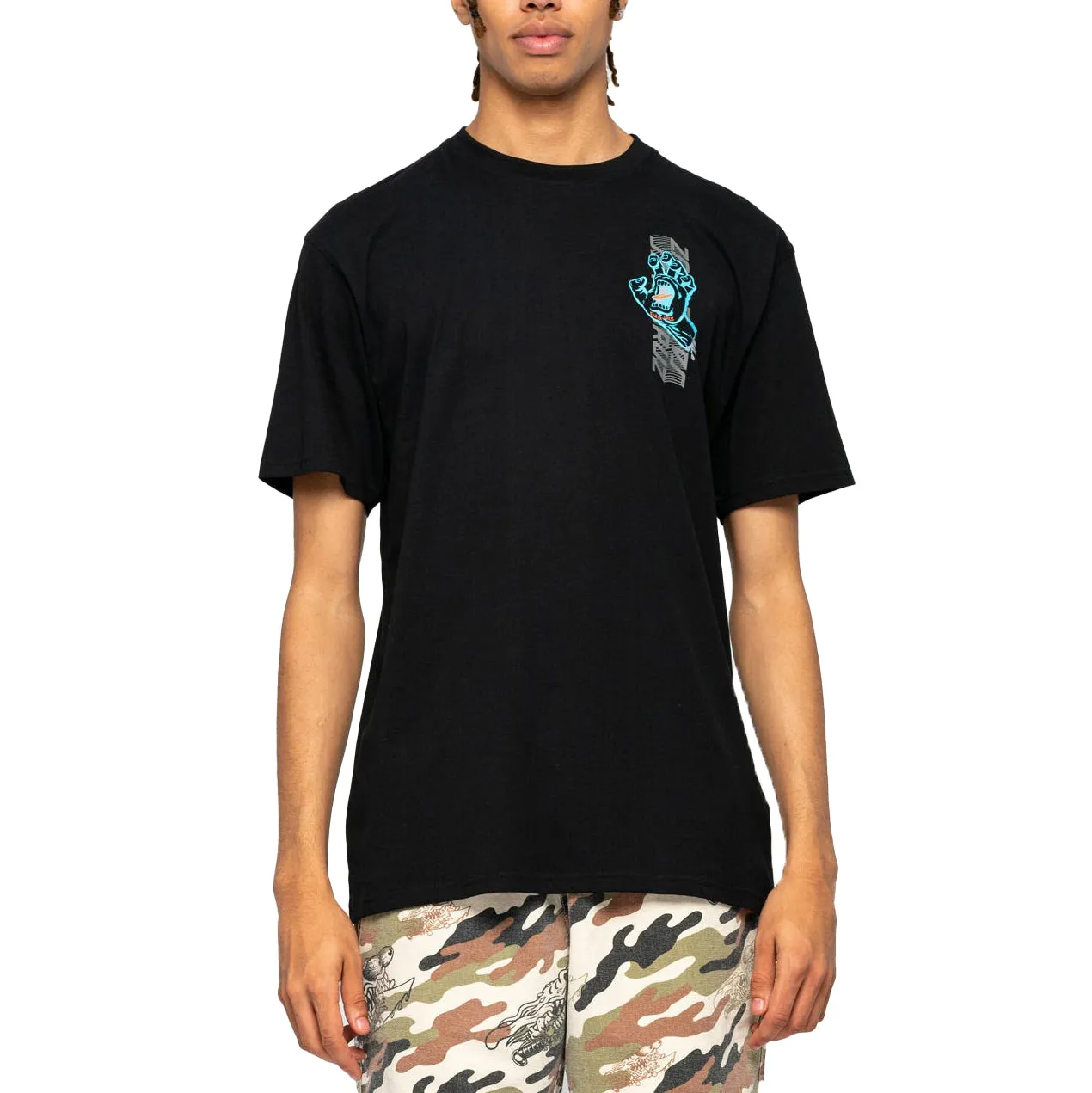 Split Strip Hand T-Shirt