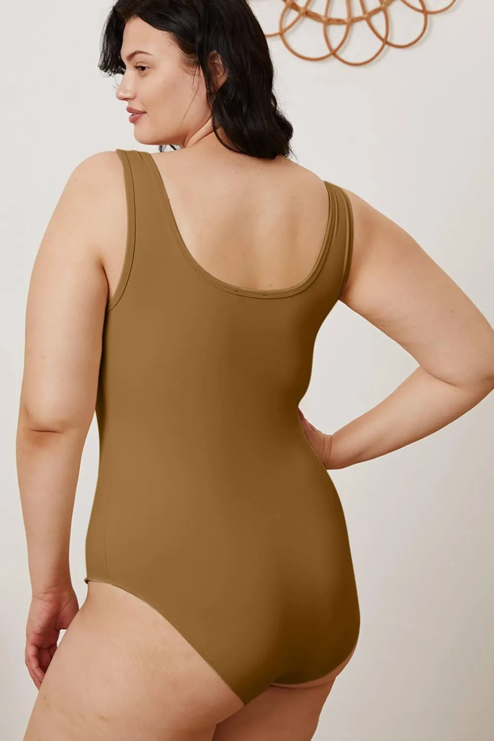 Square Neck Sleeveless Bodysuit – Sleek & Stylish Fit