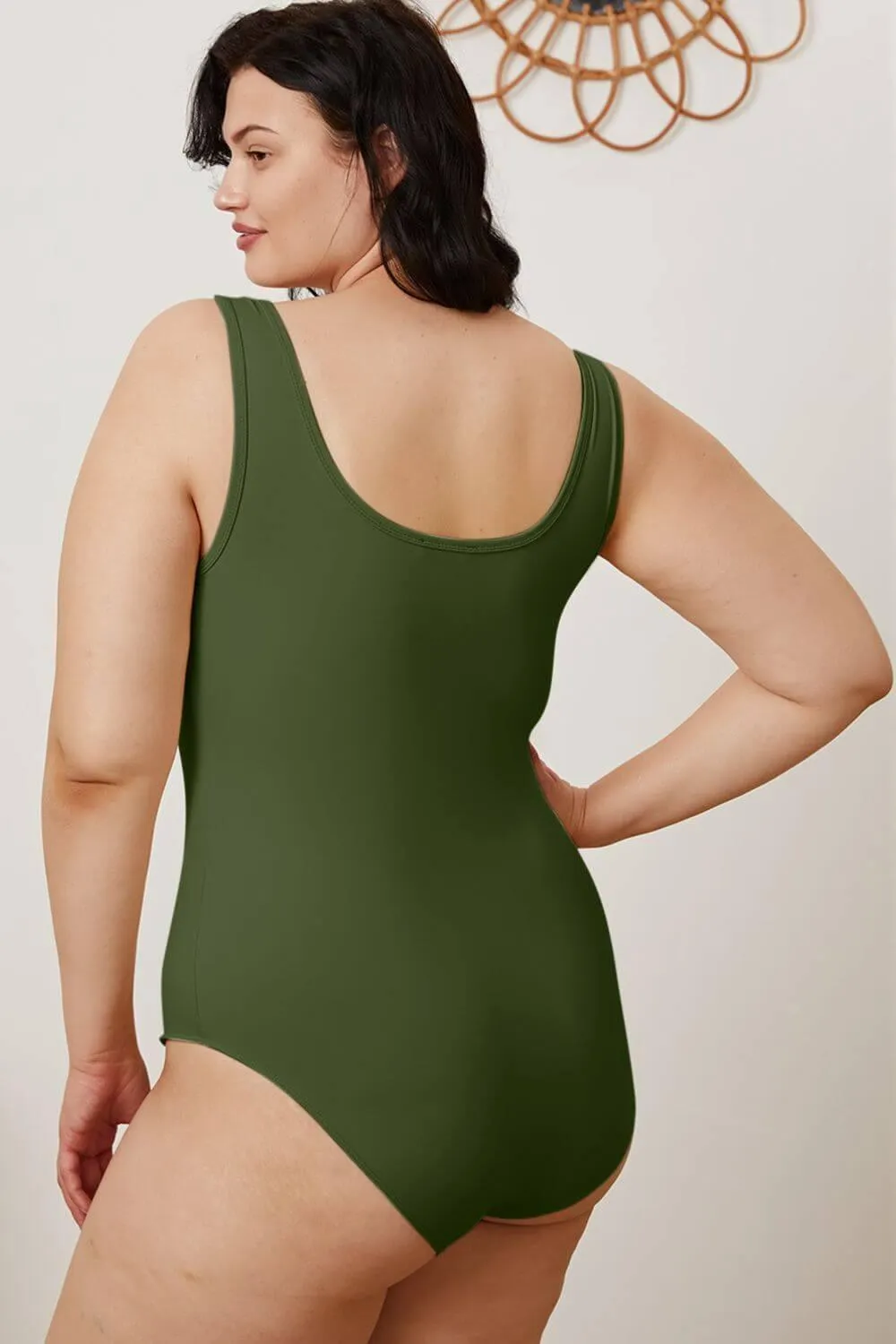 Square Neck Sleeveless Bodysuit – Sleek & Stylish Fit