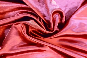 SS: Cardinal Red Satin Shantung SOLD OUT
