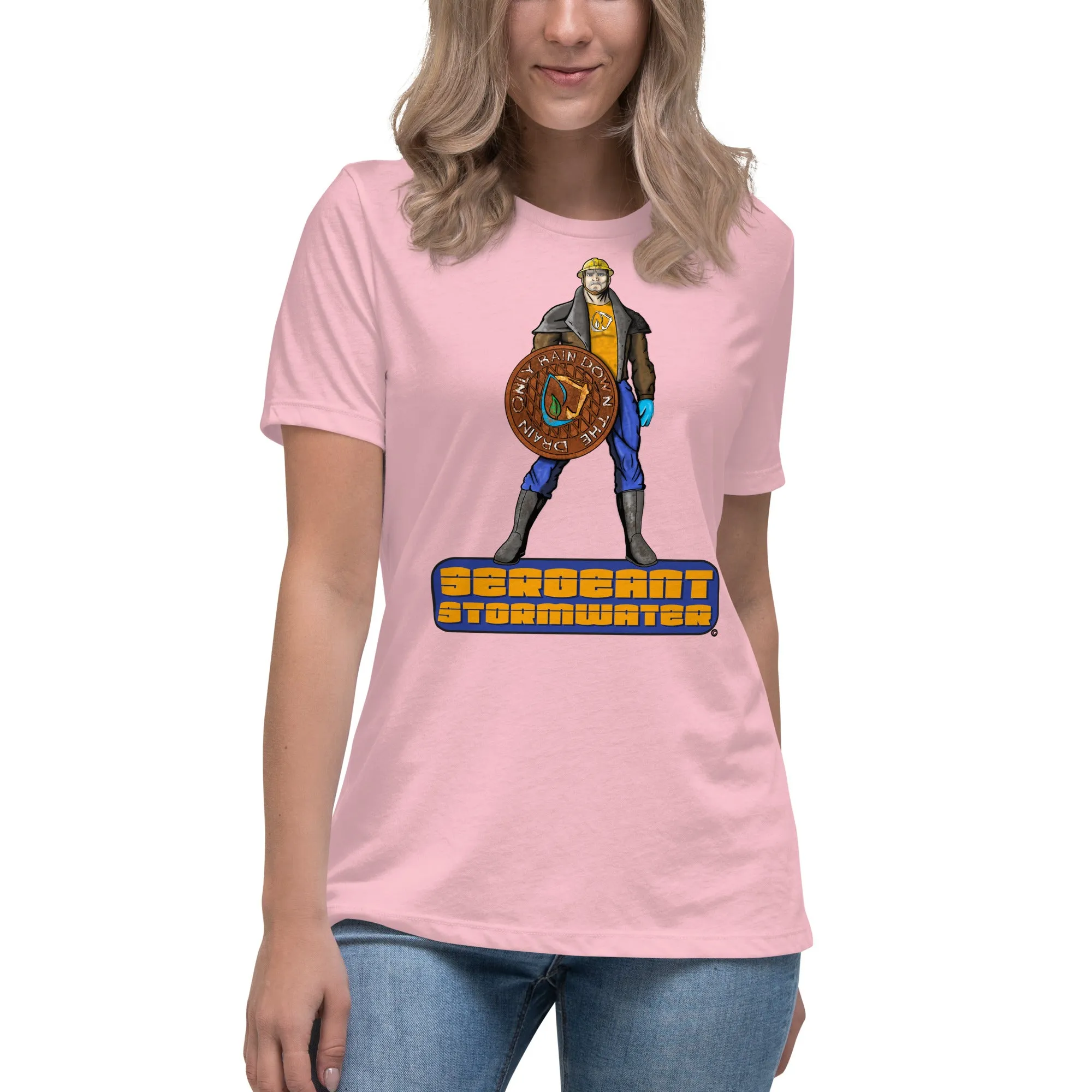 Stormwater Defenders: Sergeant Stormwater - Women's Relaxed T-Shirt
