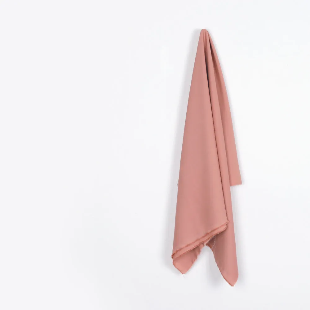 Stretch Viscose / Rayon Twill - Rose Gum