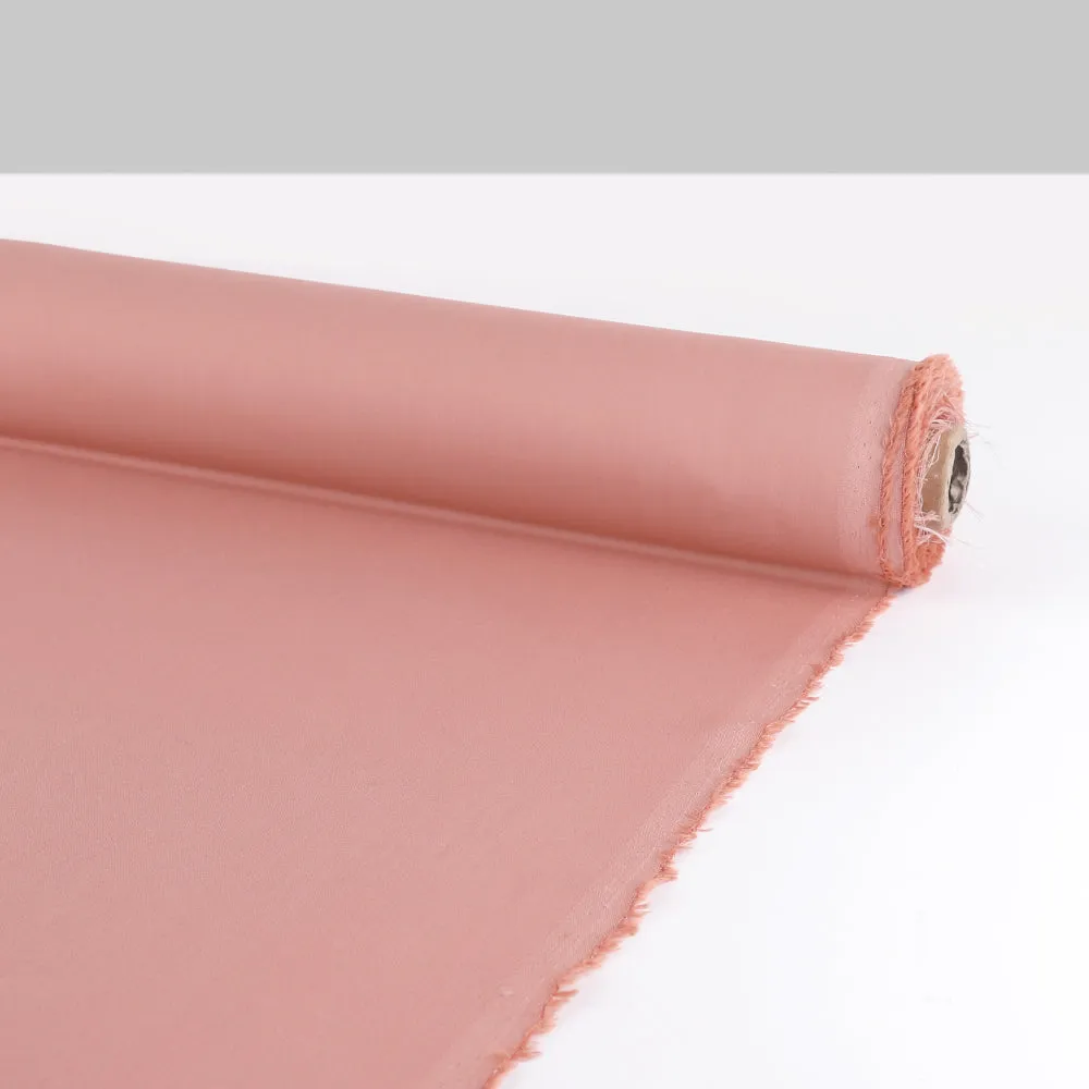 Stretch Viscose / Rayon Twill - Rose Gum