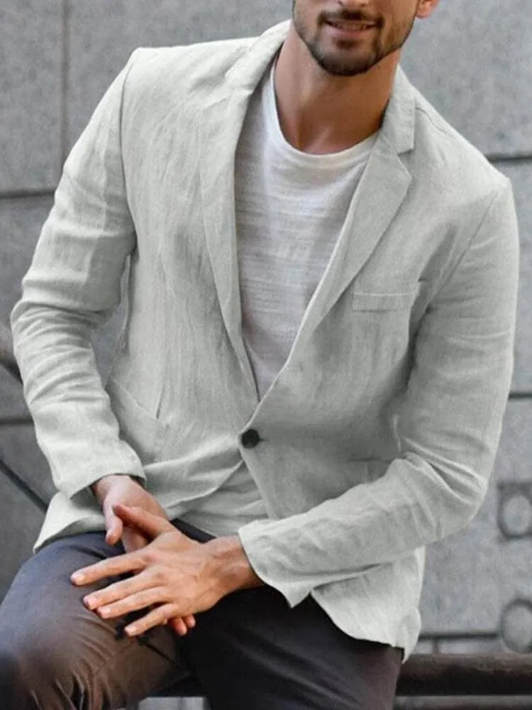 Stylebewusst - Lässiger Blazer aus weicher Baumwolle