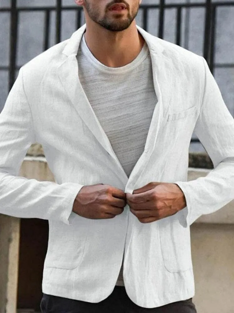 Stylebewusst - Lässiger Blazer aus weicher Baumwolle