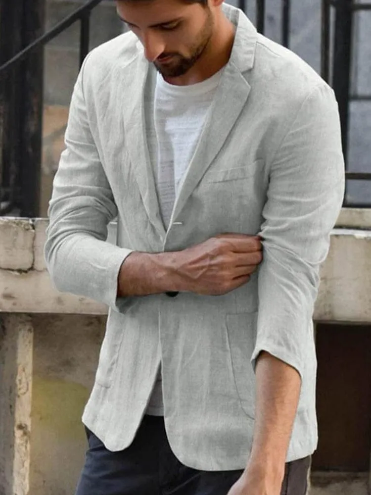 Stylebewusst - Lässiger Blazer aus weicher Baumwolle