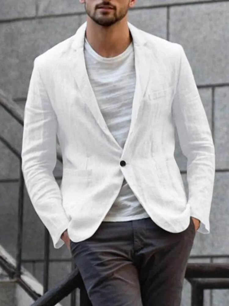 Stylebewusst - Lässiger Blazer aus weicher Baumwolle