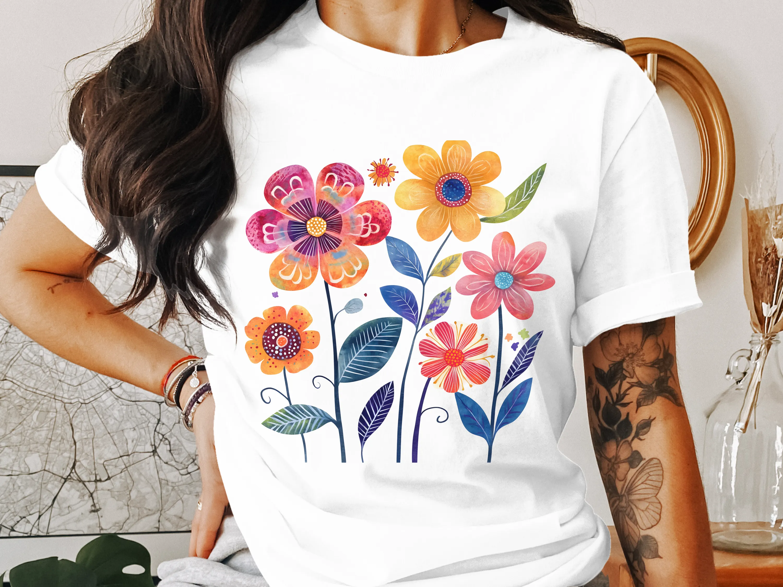Sunlit Blooms Tee
