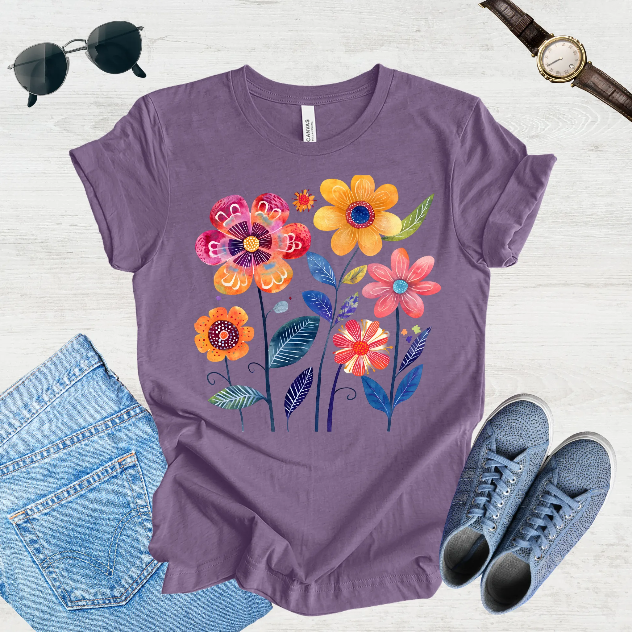 Sunlit Blooms Tee