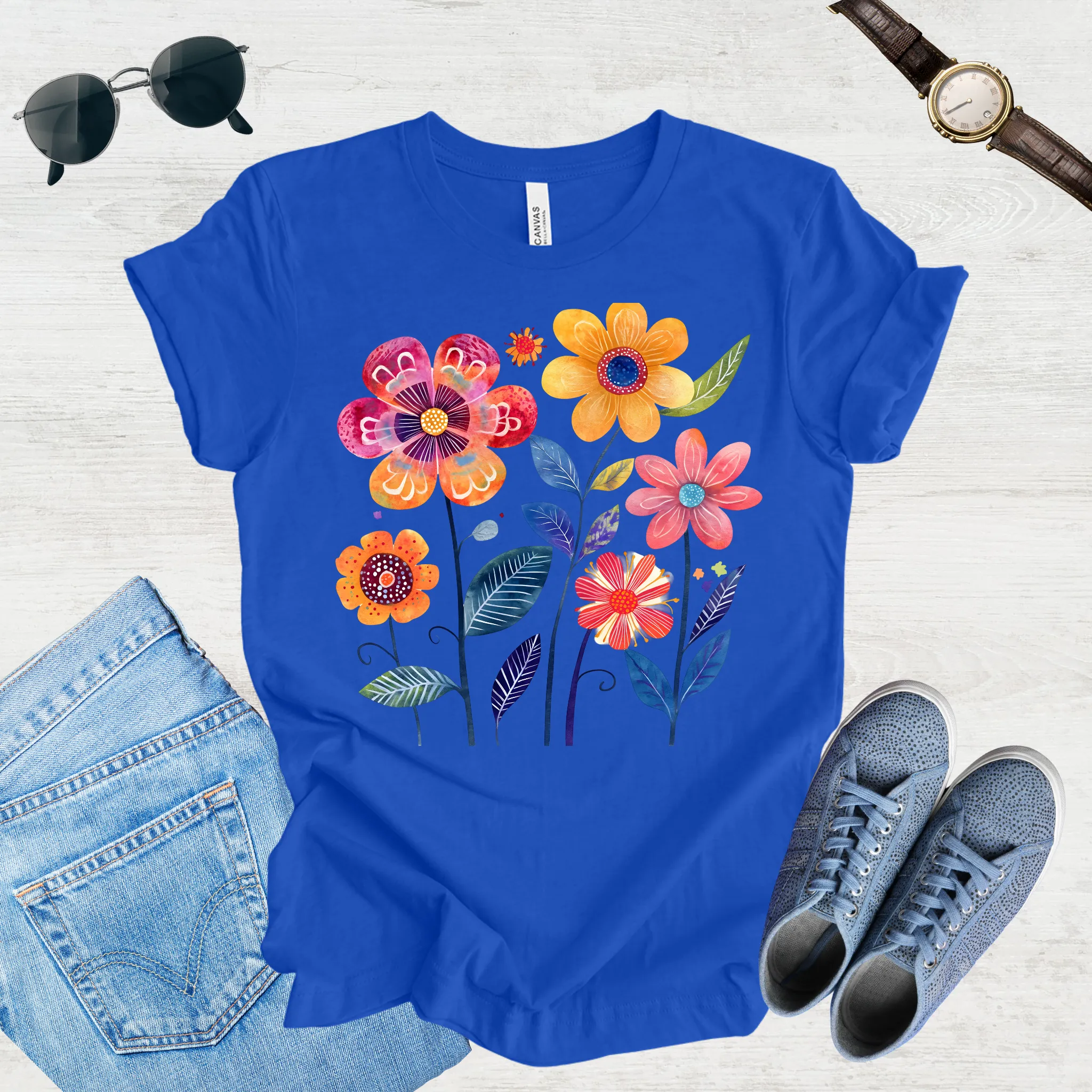Sunlit Blooms Tee