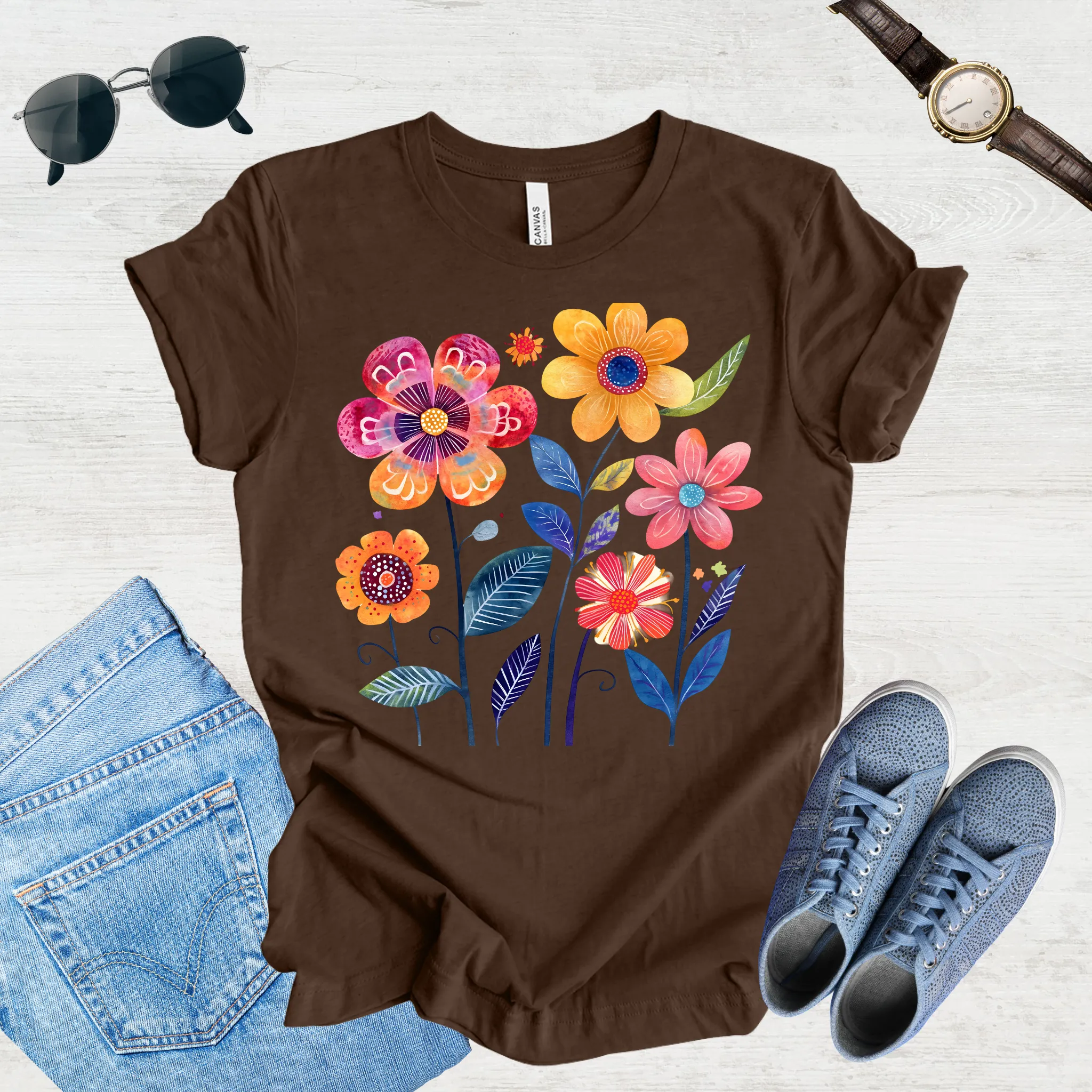 Sunlit Blooms Tee