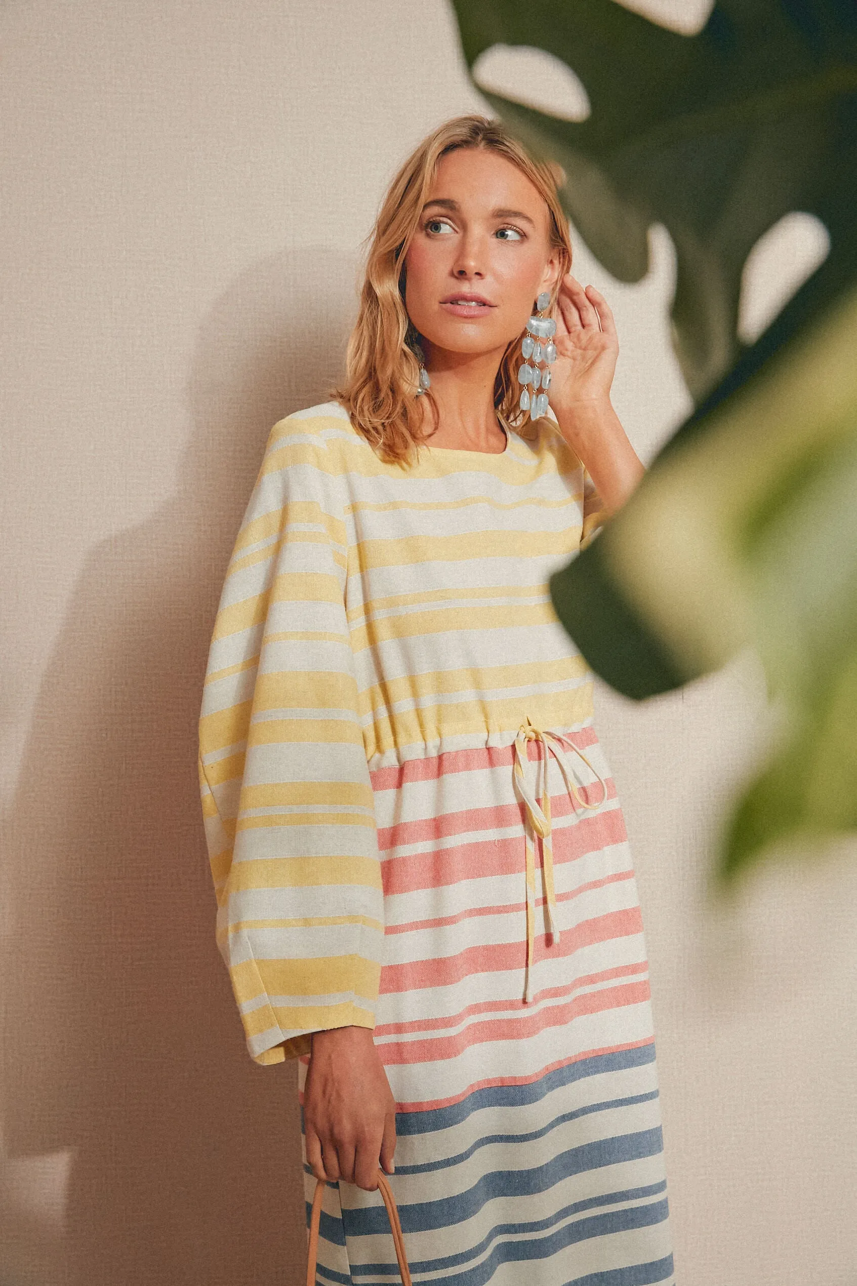 Sunset Stripe Cleo Dress