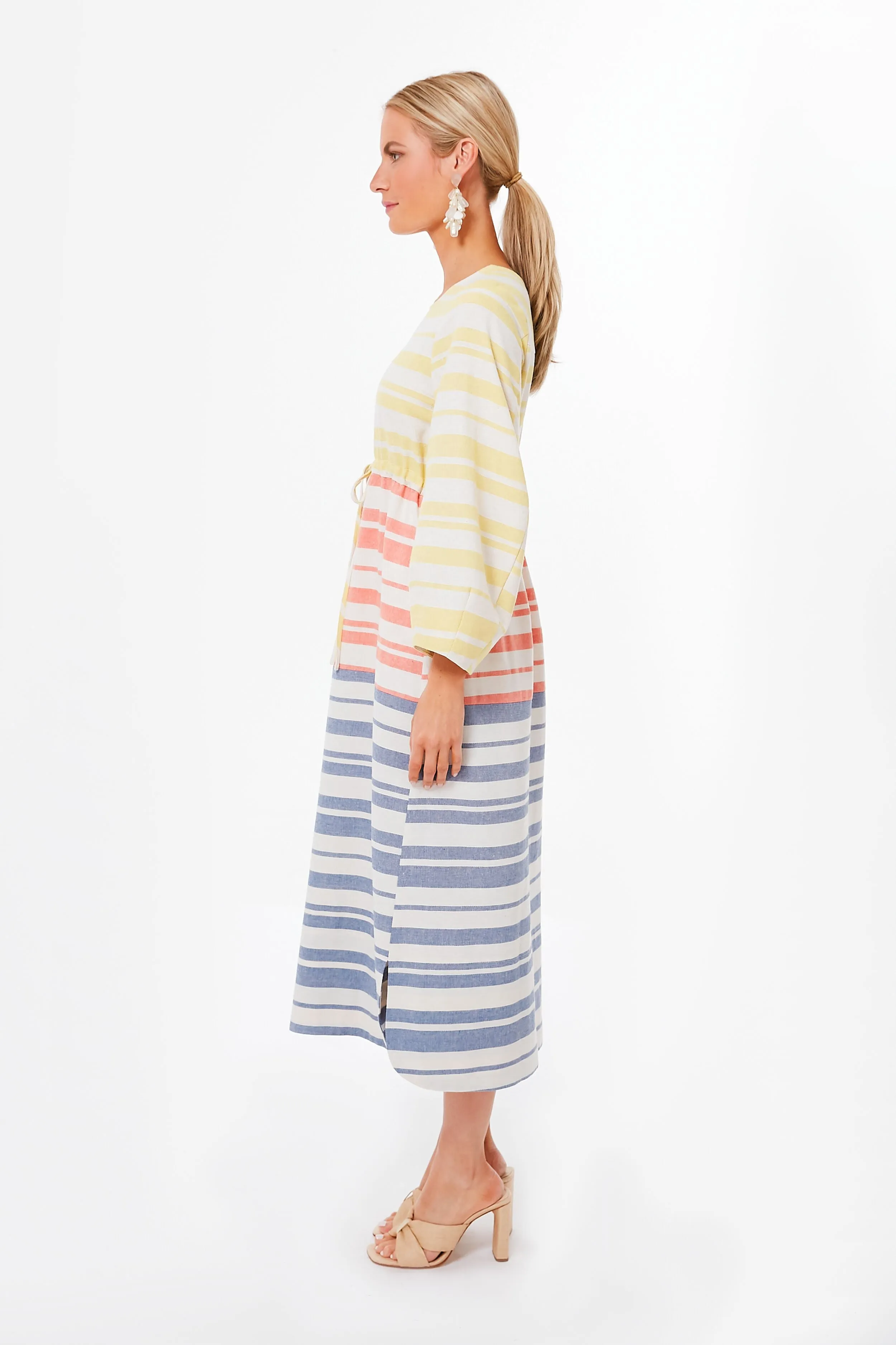 Sunset Stripe Cleo Dress