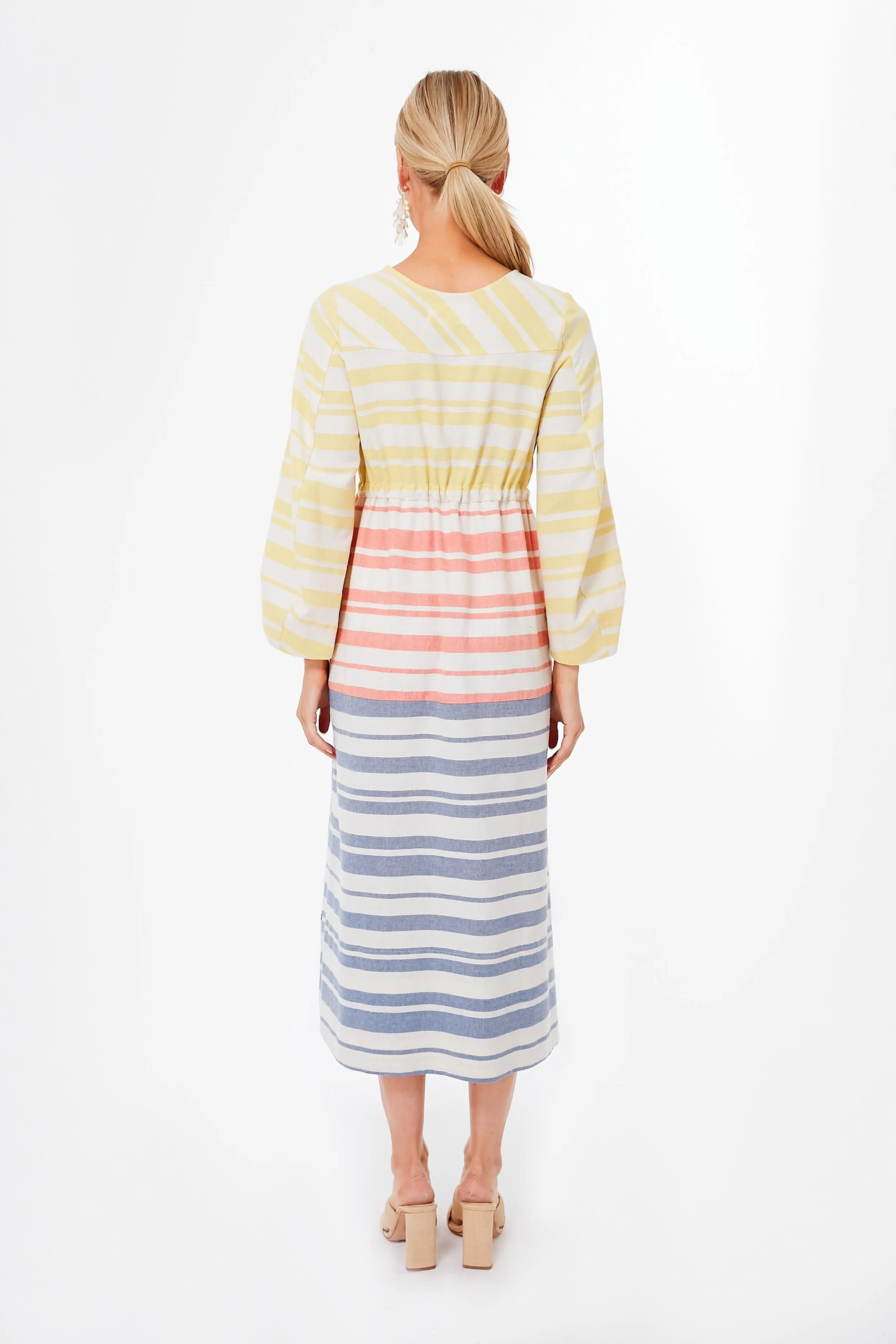 Sunset Stripe Cleo Dress
