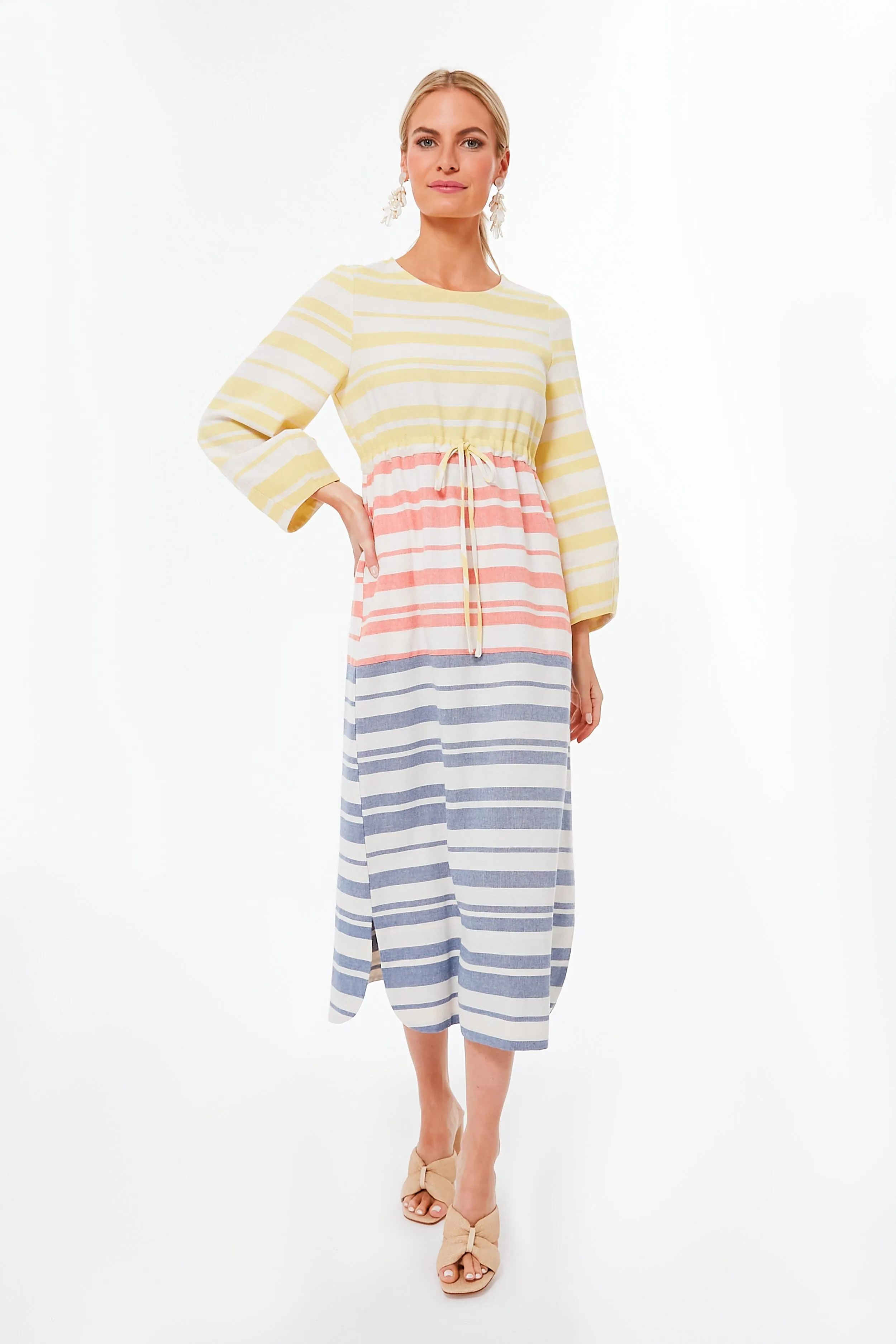 Sunset Stripe Cleo Dress
