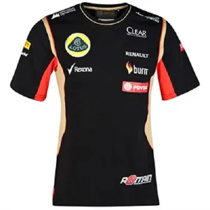 T-SHIRT Adult Formula One 1 Lotus F1 Team NEW! PDVSA Grosjean 2014/5 XSmall