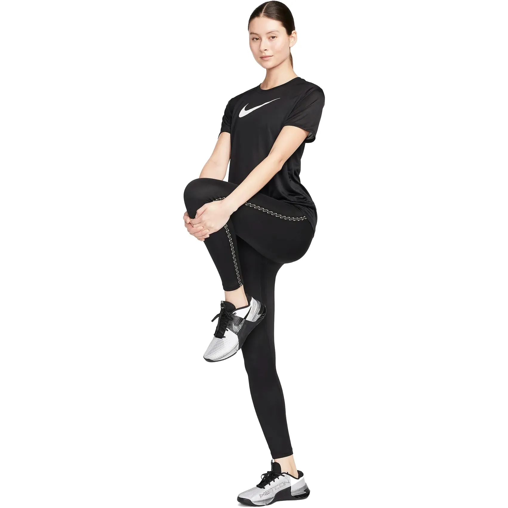 T SHIRT DONNA MAGLIA NIKE DRI-FIT RUN ESSENTIAL WOMAN TEE