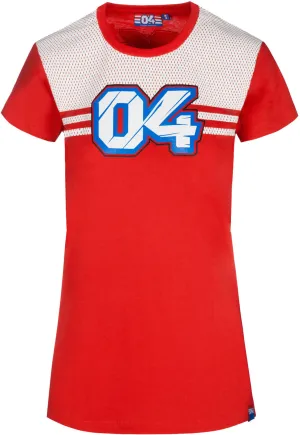 T-SHIRT DUCATI Tee Bike Ladies MotoGP Andrea Dovizioso Motorcycle NEW! Mesh XL
