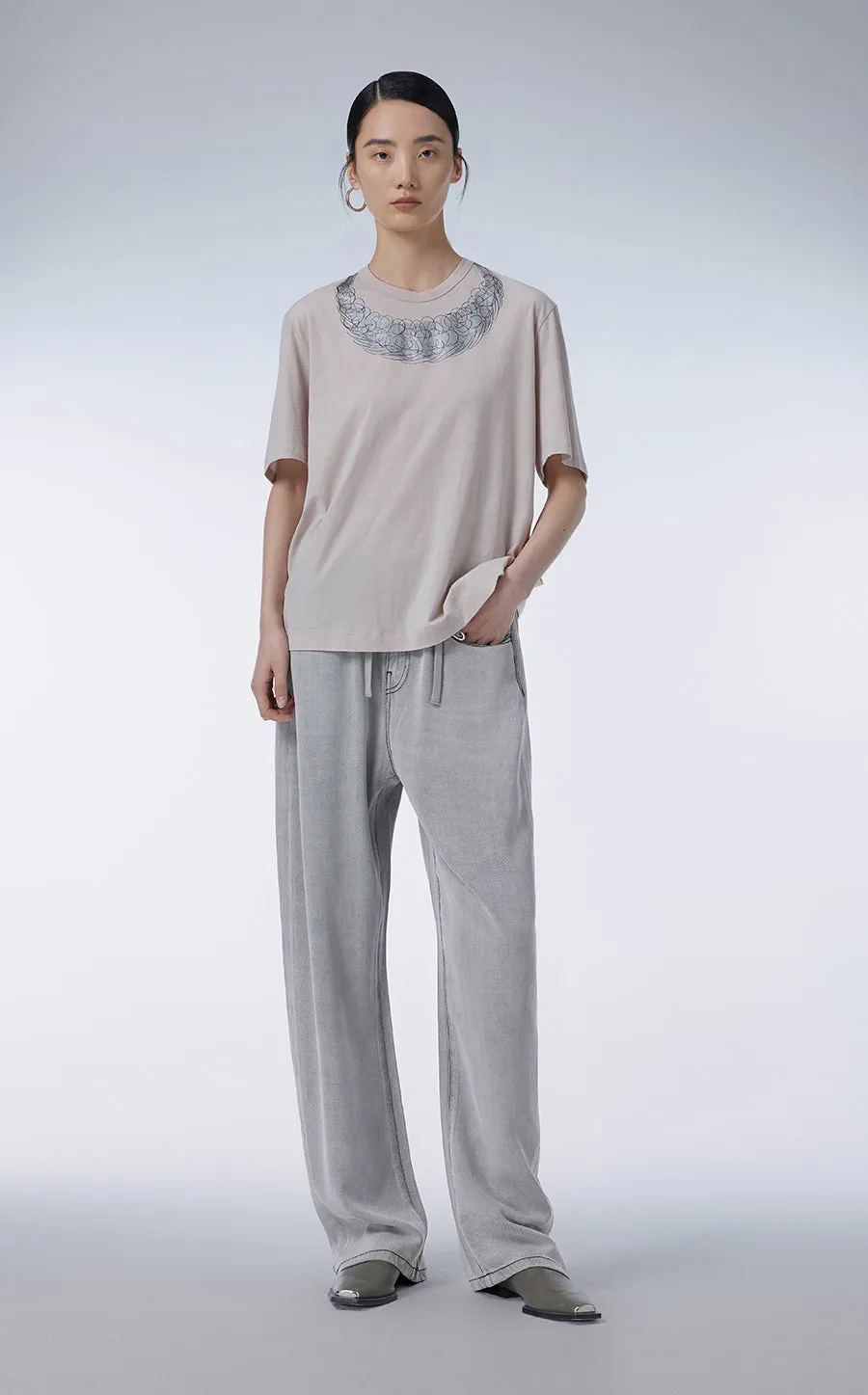 T-shirt / JNBY Miao-inspired Prints Relaxed-fit T-shirt