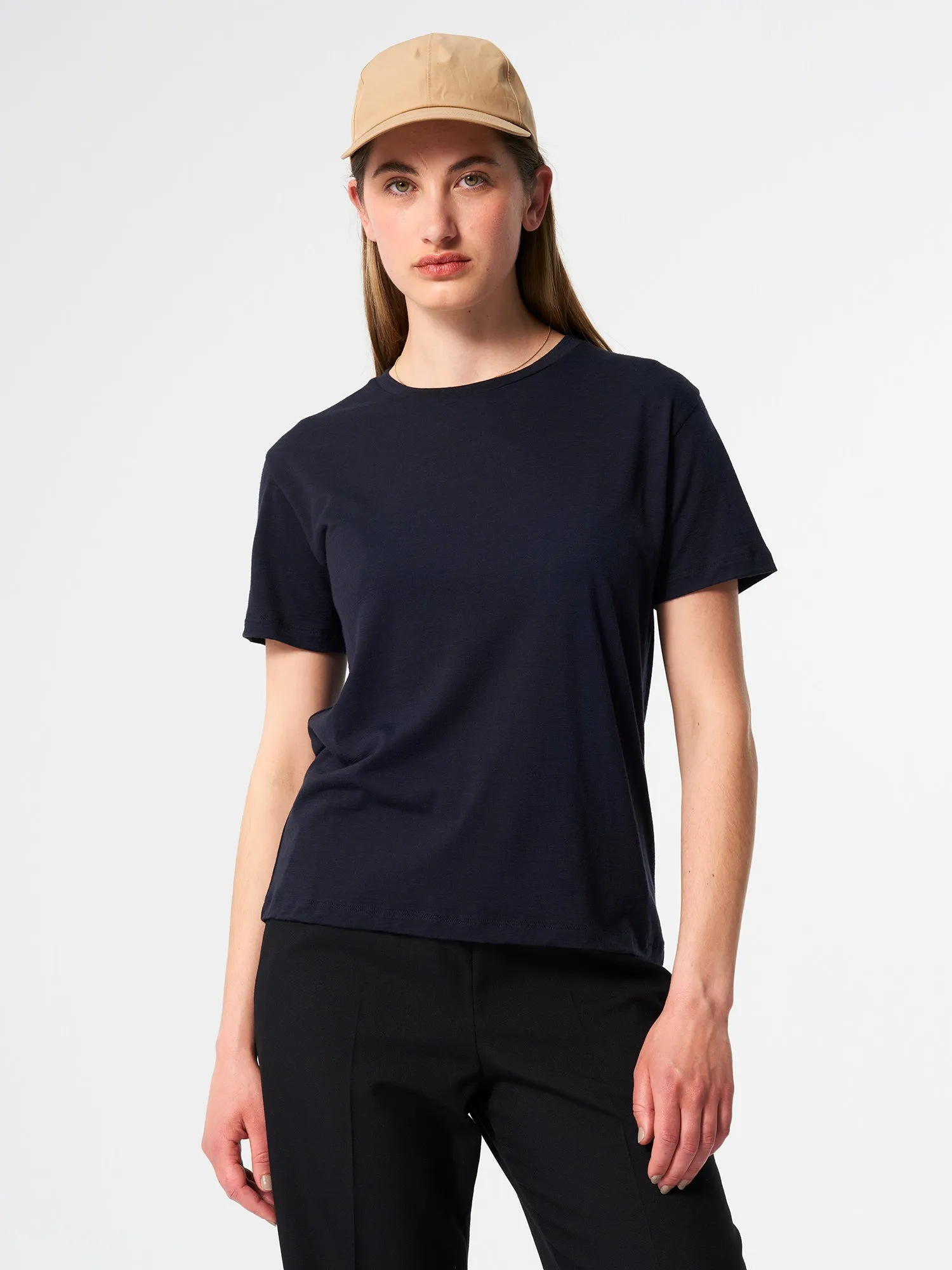 T-Shirt Merino - Sheep Navy (Female)
