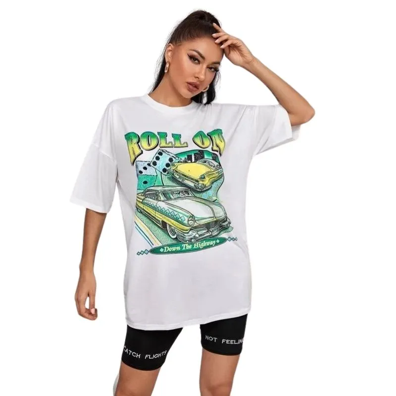 T-Shirt Oversize Femme Vintage