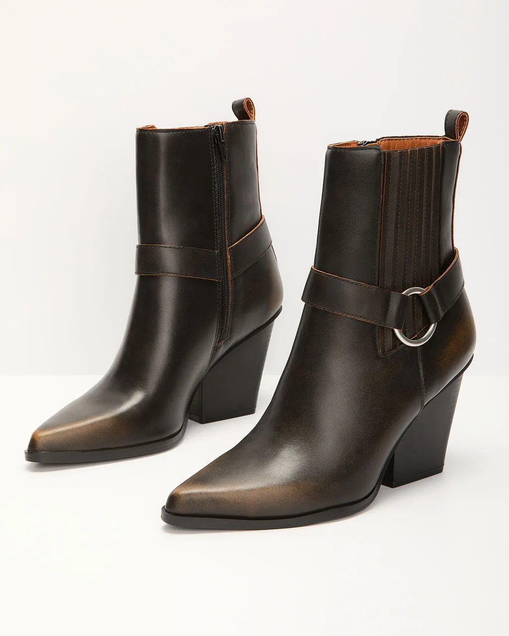 The Carson Moto Bootie by Oasis Society
