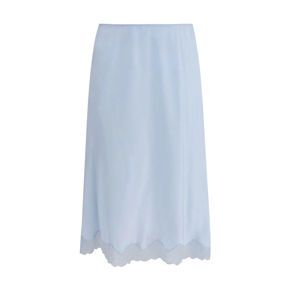 The Row Irene midi silk Skirt