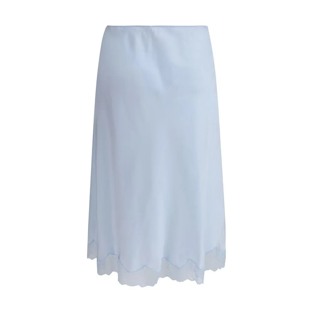 The Row Irene midi silk Skirt