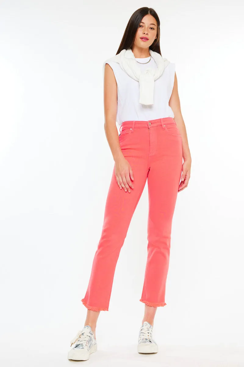 Tiana High Rise Slim Straight