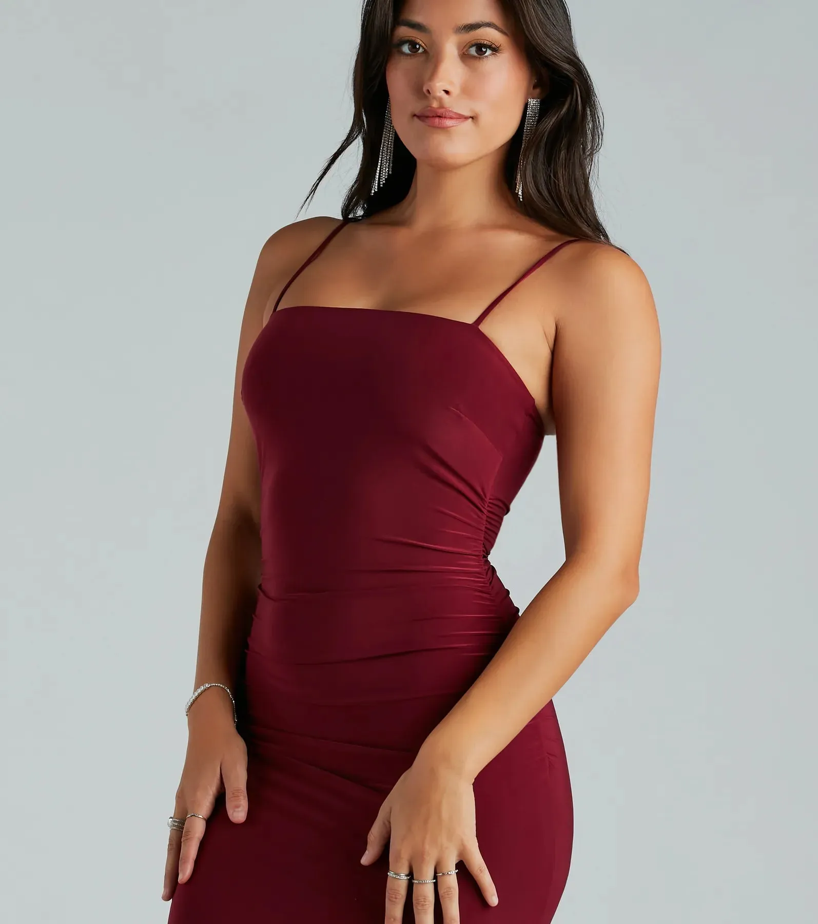 Timeless Crush Sleeveless Ruffle Midi Dress