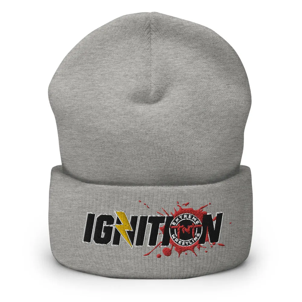 TNT Extreme Wrestling IGNITION Logo Cuffed Beanie