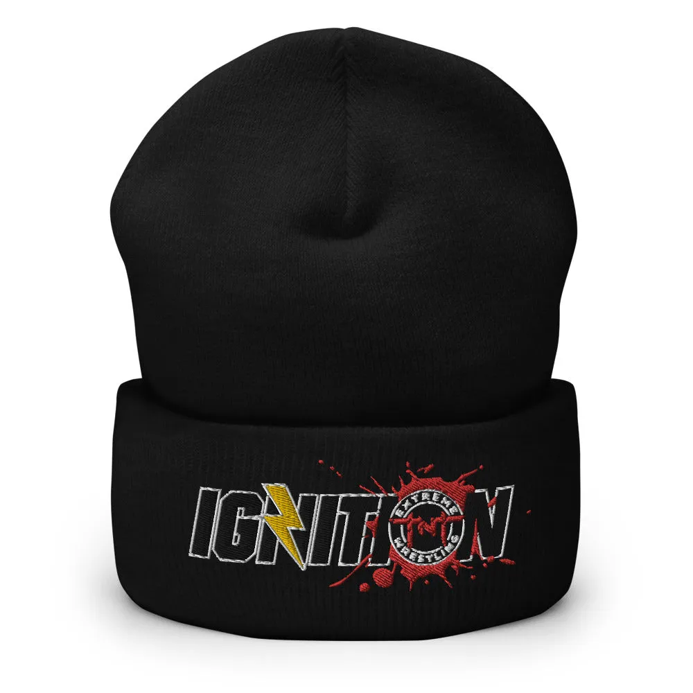 TNT Extreme Wrestling IGNITION Logo Cuffed Beanie