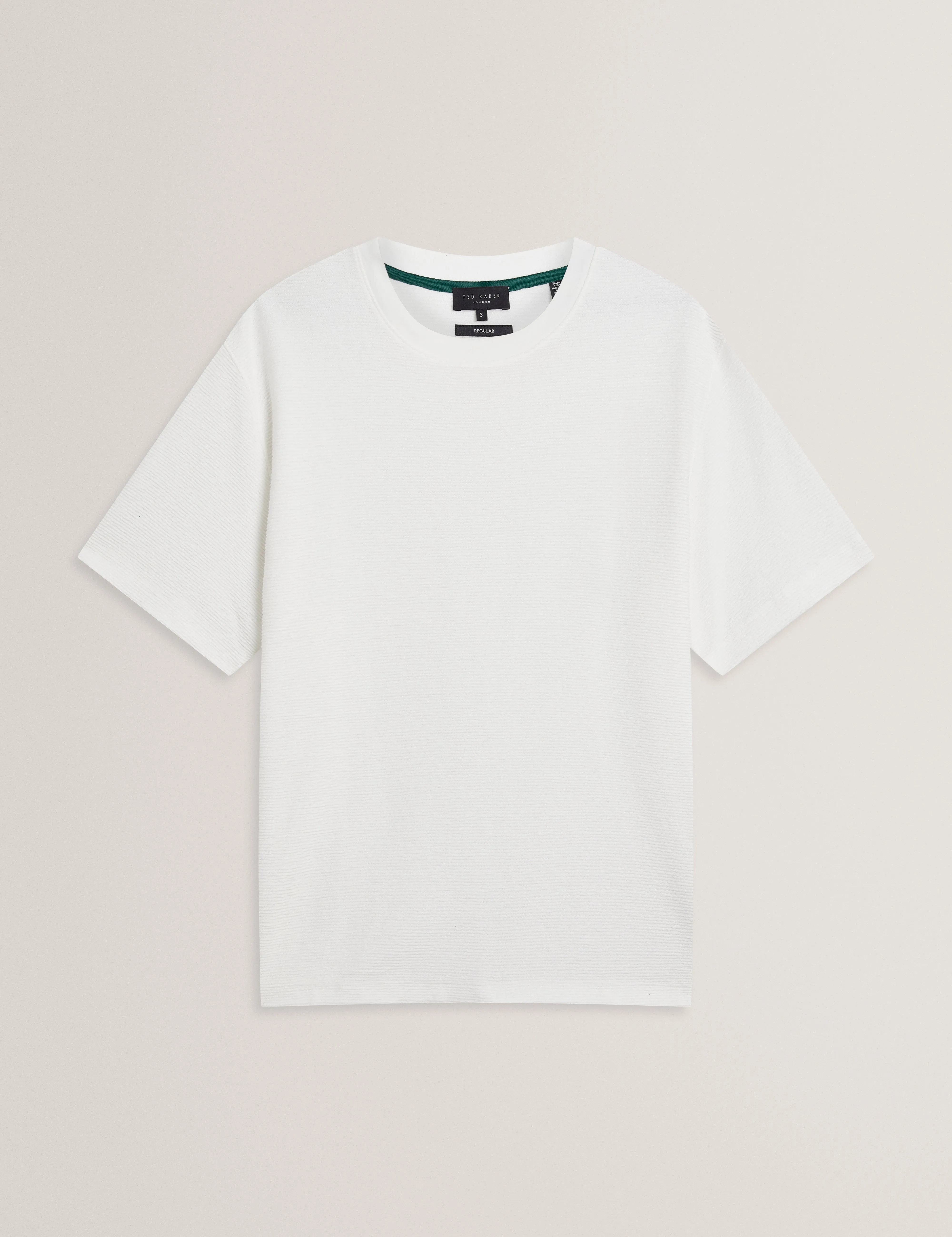 Tomaos Short Sleeve Relaxed Fit T-Shirt White