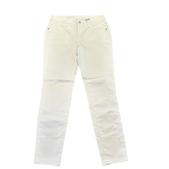 Tommy Bahama Womens New White Ana Twill Ankle Jeans 4