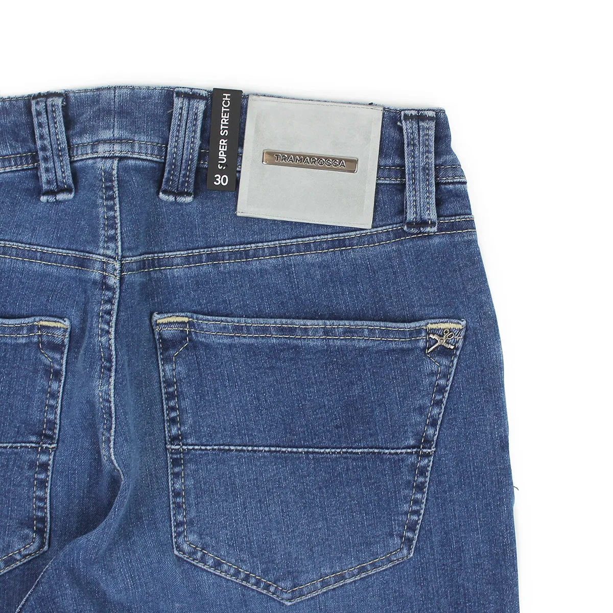 Tramarossa - Leanardo Slim 21E13 Jeans in Mid Blue Wash
