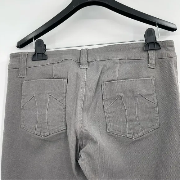 Tripp NYC Gray Low Rise Button Fly Skinny Jeans​
