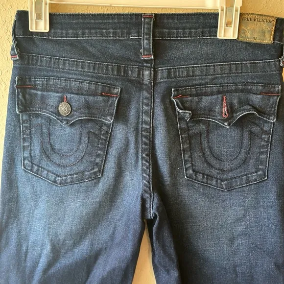 True Religion Geno Big T Flap Slim Jeans Size 20